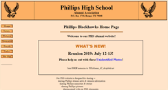 Desktop Screenshot of phillipsblackhawks.com